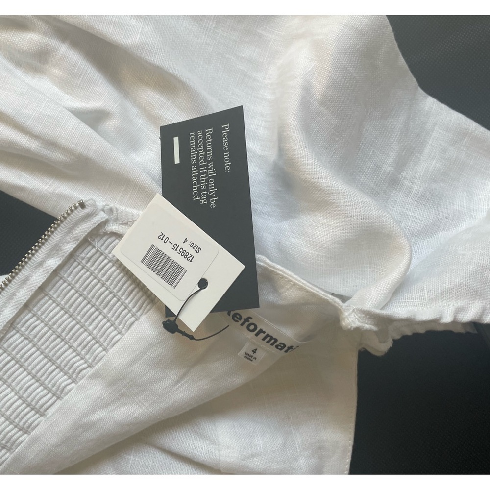 Reformation Belgium Linen Dress NWT size 2 and 4 - Picture 12 of 15